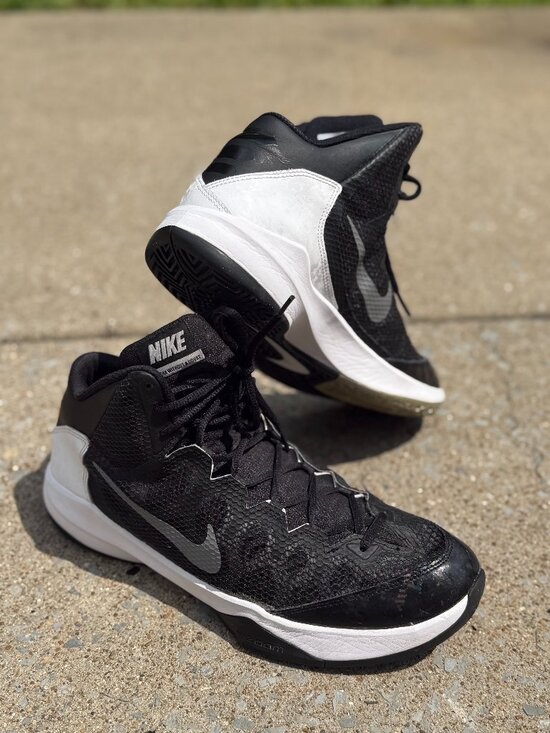 Nike Other - Nike Zoom Without A Doubt Mid Men 11 Y2K Hoop Streetwear Black White 4013
